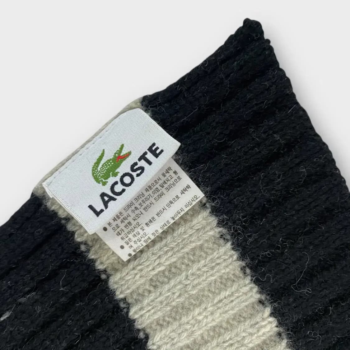 [M12] 라코스테 스트라이프 머플러 상품이미지3