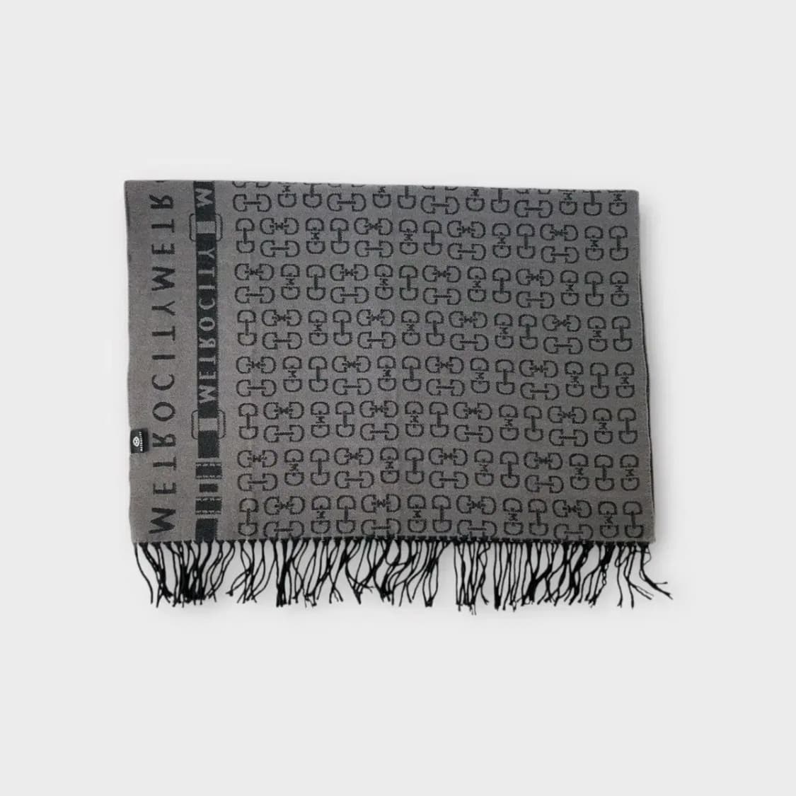 [M16] 메트로시티 시그니처 로고 머플러 겸 숄 상품이미지3