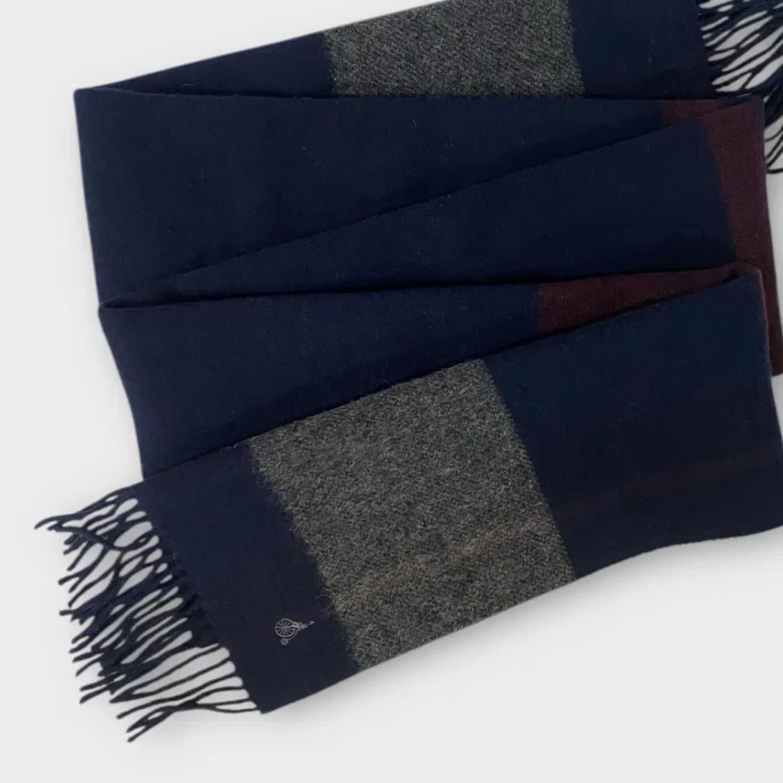 [M17] 빈폴 네이비 체크 머플러 상품이미지5