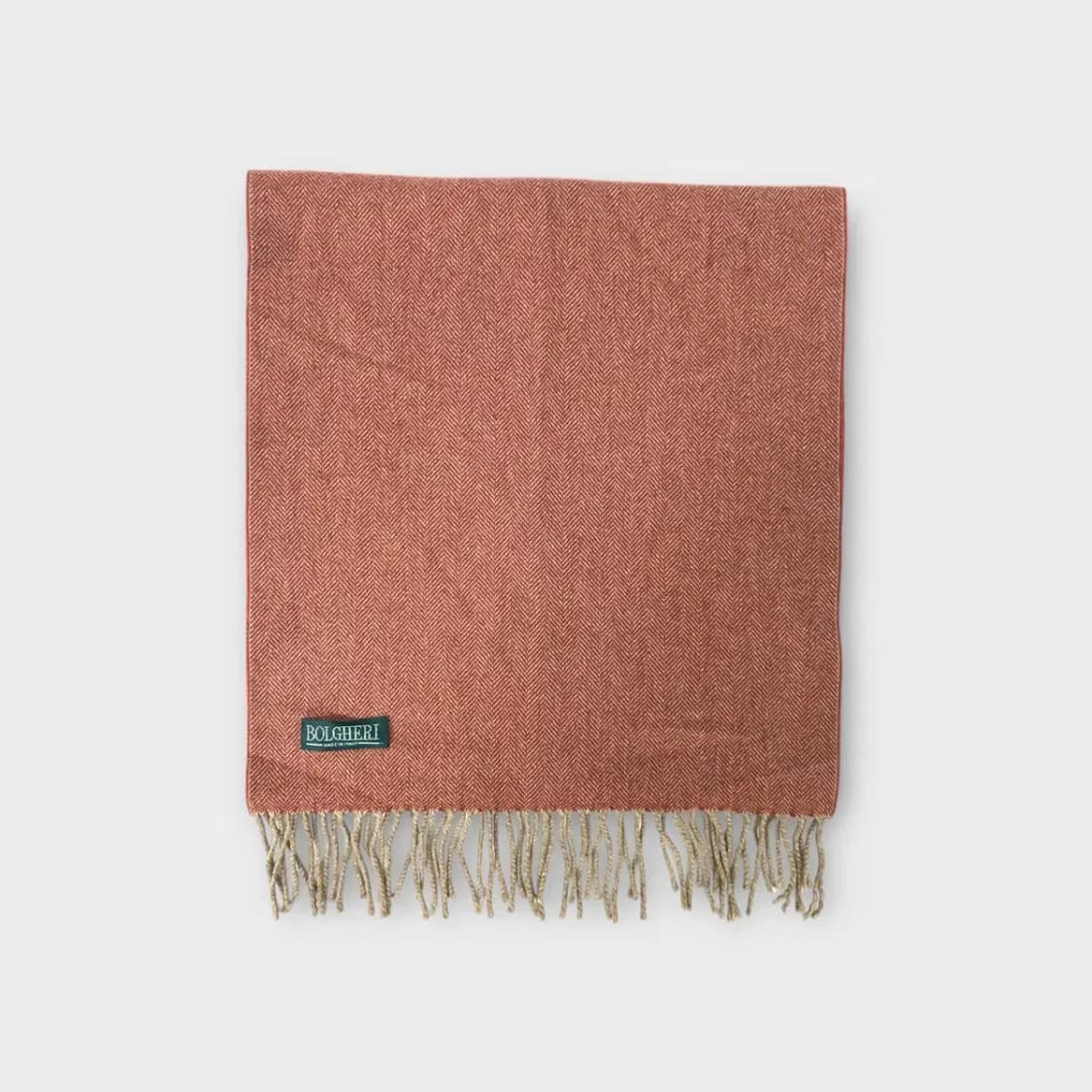 [M19] BOLGHERI 헤링본 캐시미어 100 머플러 상품이미지3