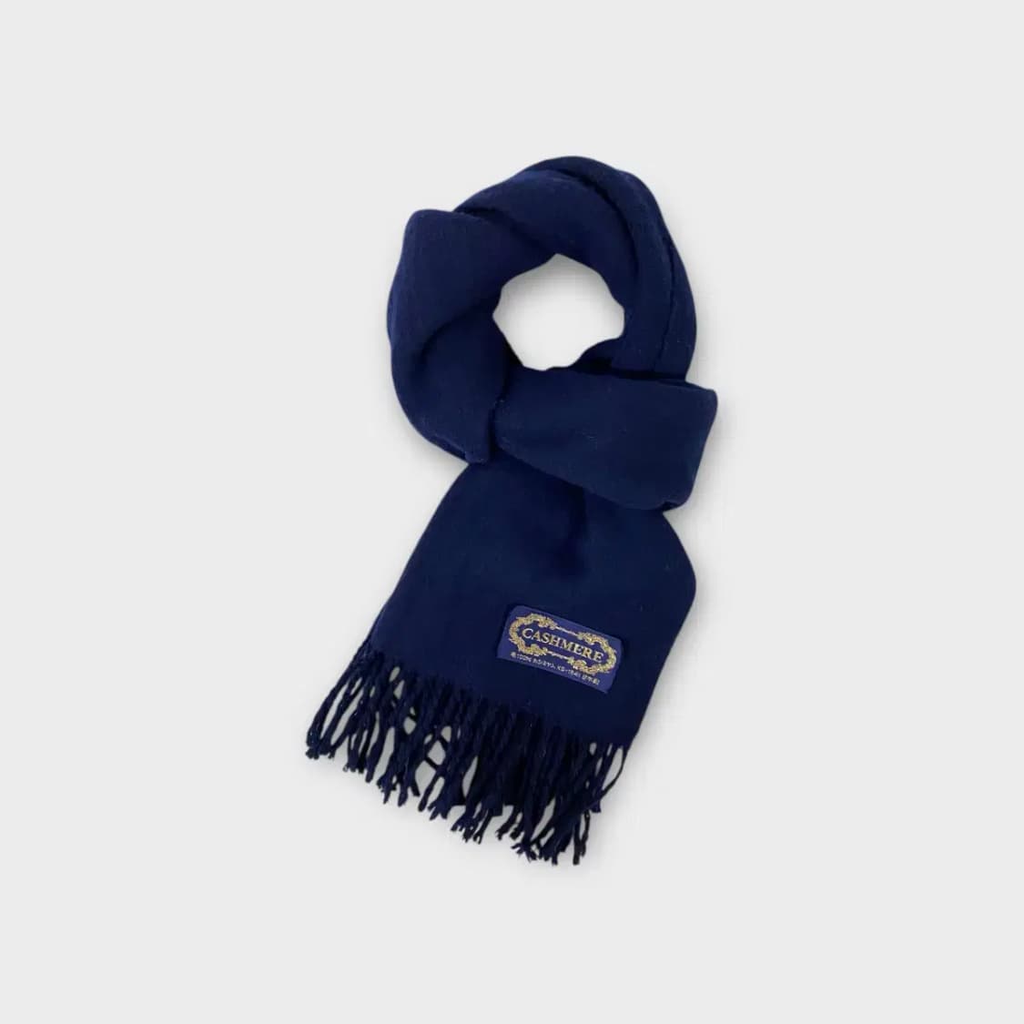 [M25] CASHMERE 네이비 머플러 상품이미지2