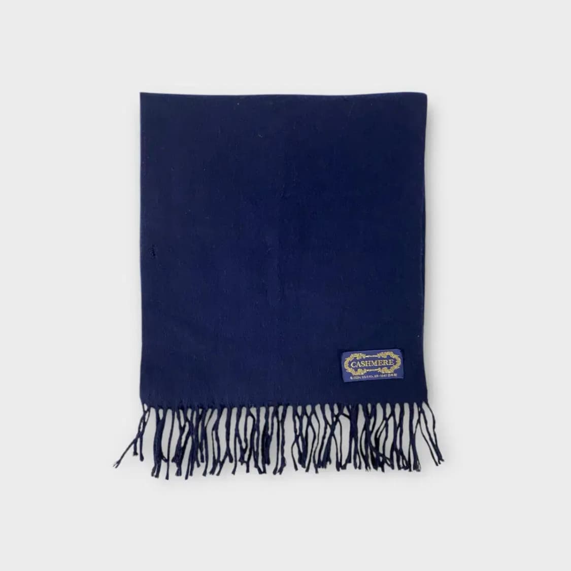 [M25] CASHMERE 네이비 머플러 상품이미지3
