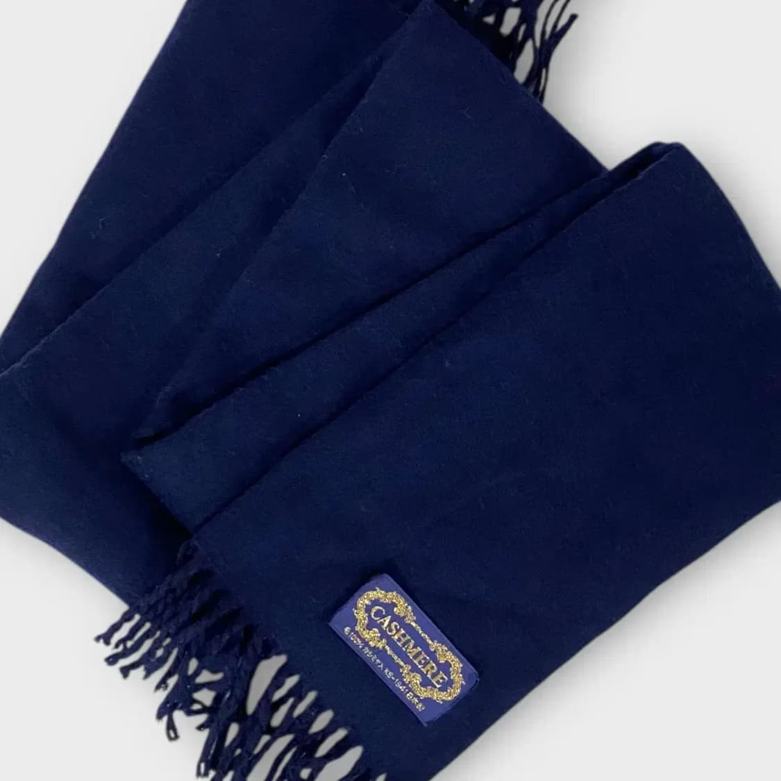 [M25] CASHMERE 네이비 머플러 상품이미지4