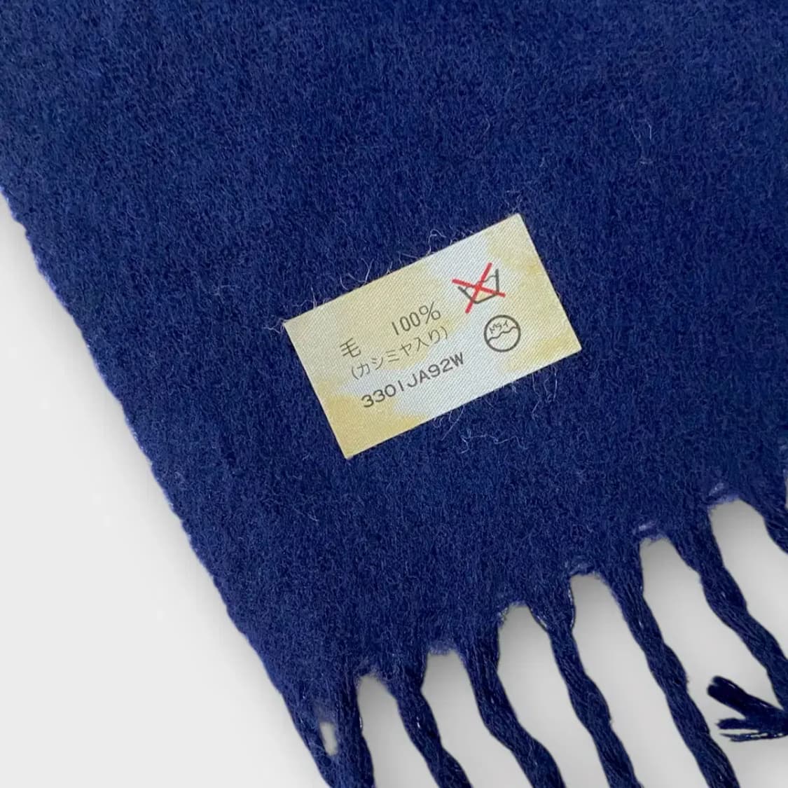 [M25] CASHMERE 네이비 머플러 상품이미지6