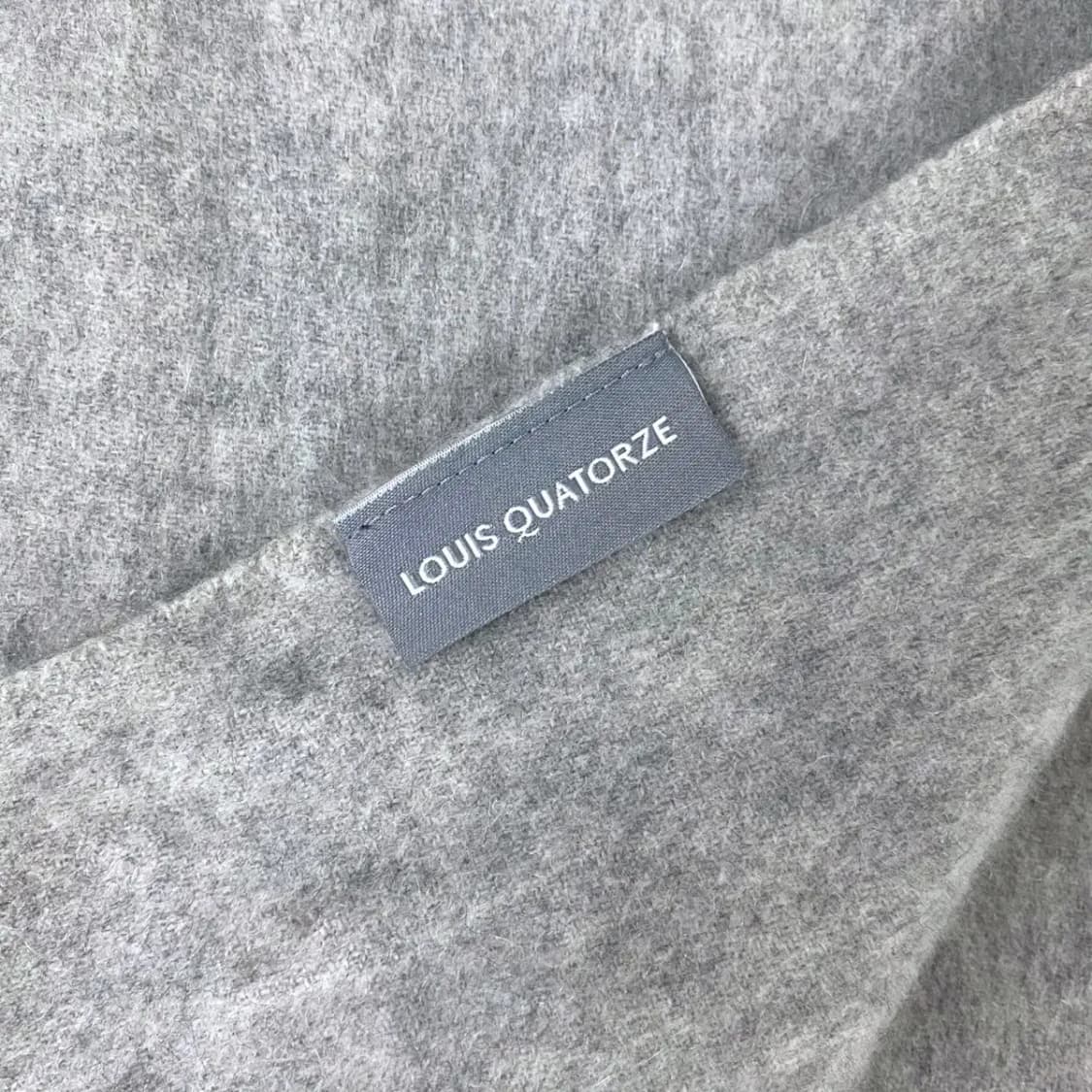 [M28] 루이까또즈 캐시미어 100 연그레이 머플러 상품이미지5