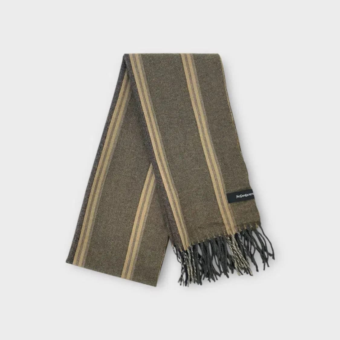 [M37] 입생로랑 스트라이프 울 머플러 상품이미지1