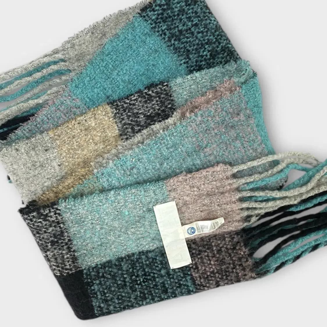 [M42] 아르켓 체크 패턴 울 머플러 상품이미지4