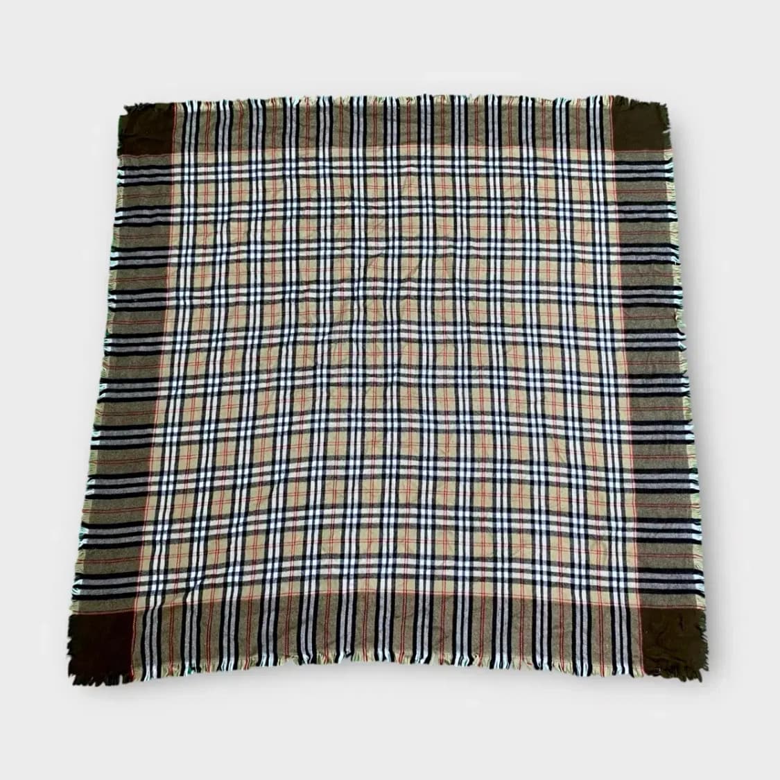 [M45] 발망 노바체크 머플러 숄 겸 무릎담요 상품이미지3