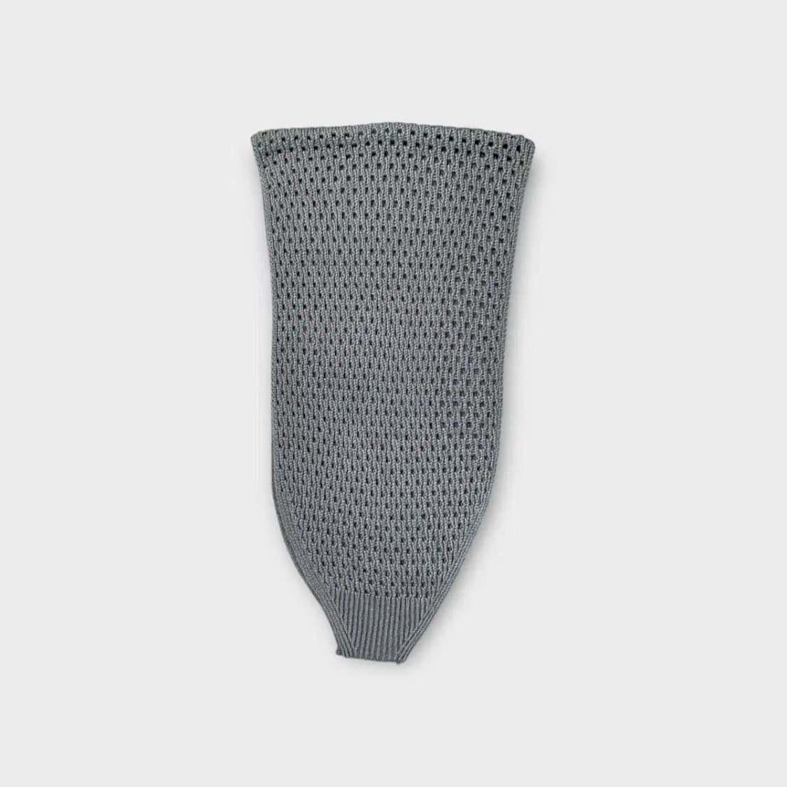 [M47] 뜨개 코바늘 롱 머플러 그레이 상품이미지3