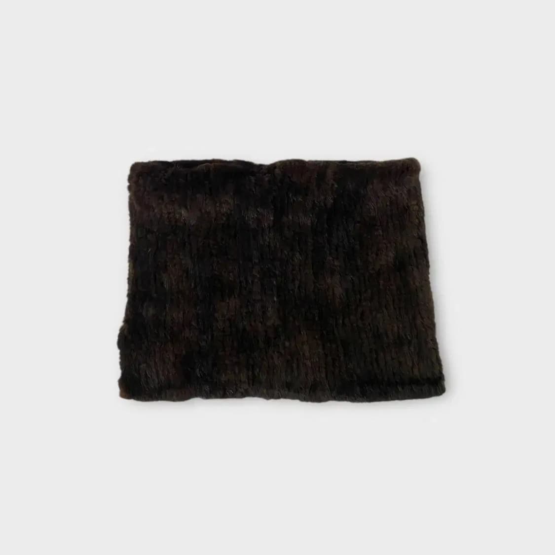 [M55] 브라운 퍼 넥워머 상품이미지1