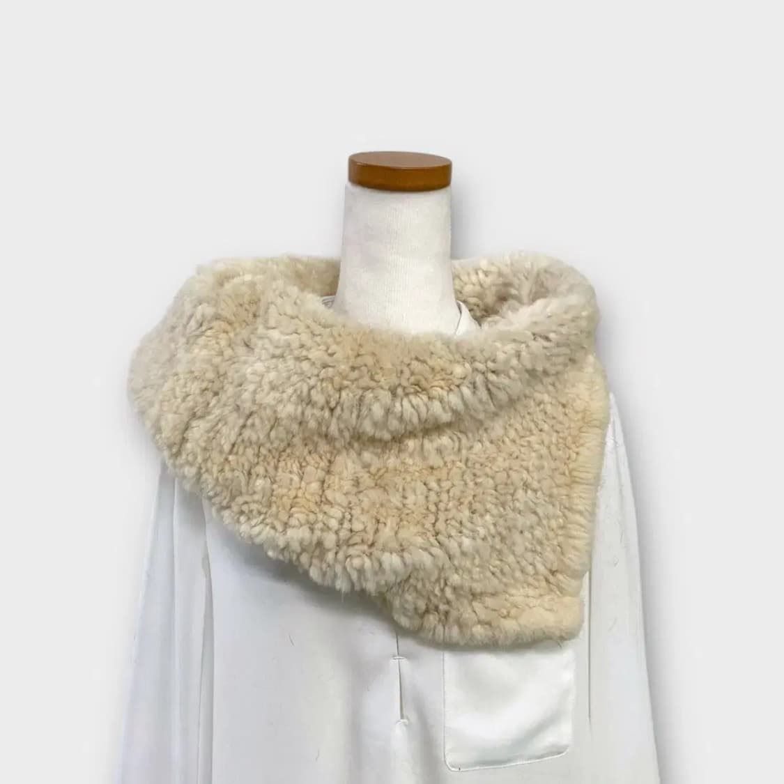 [M56] 아이보리 퍼 넥워머 상품이미지3