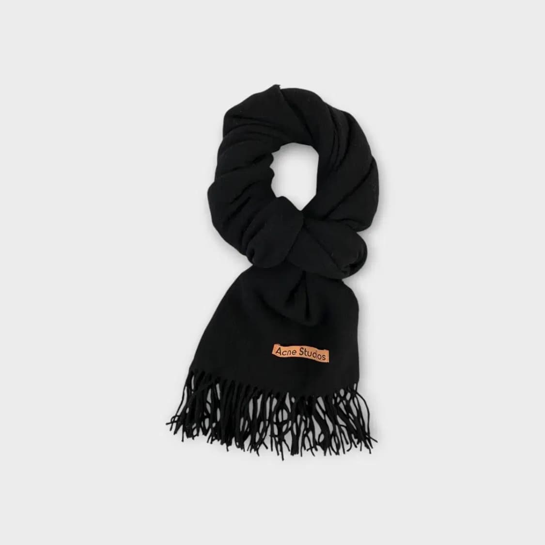 [M59] 아크네 스튜디오 울100 머플러 블랙 상품이미지2