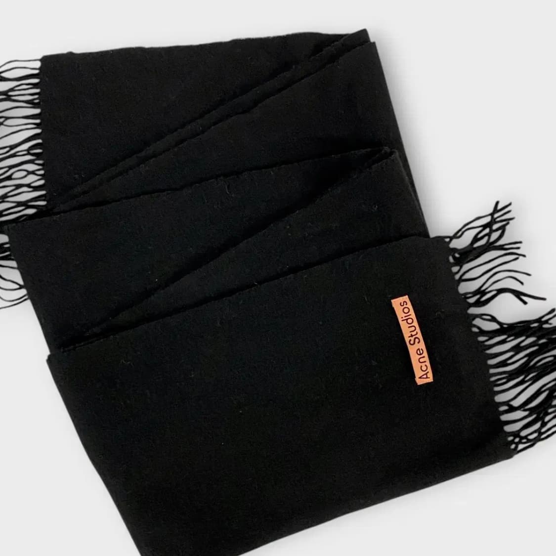 [M59] 아크네 스튜디오 울100 머플러 블랙 상품이미지4