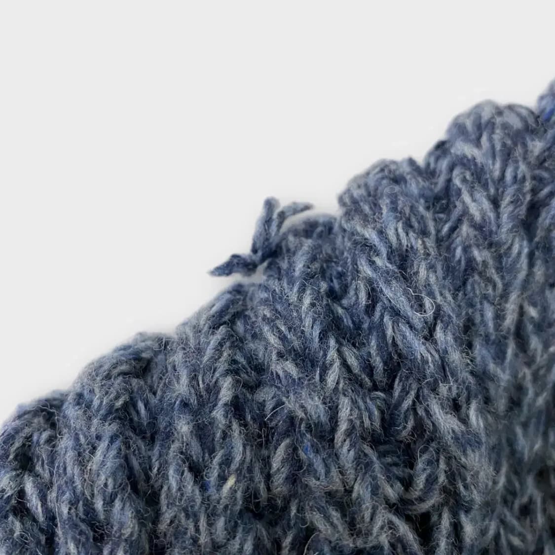 [M61] 니트 크로스 넥워머 블루 상품이미지4