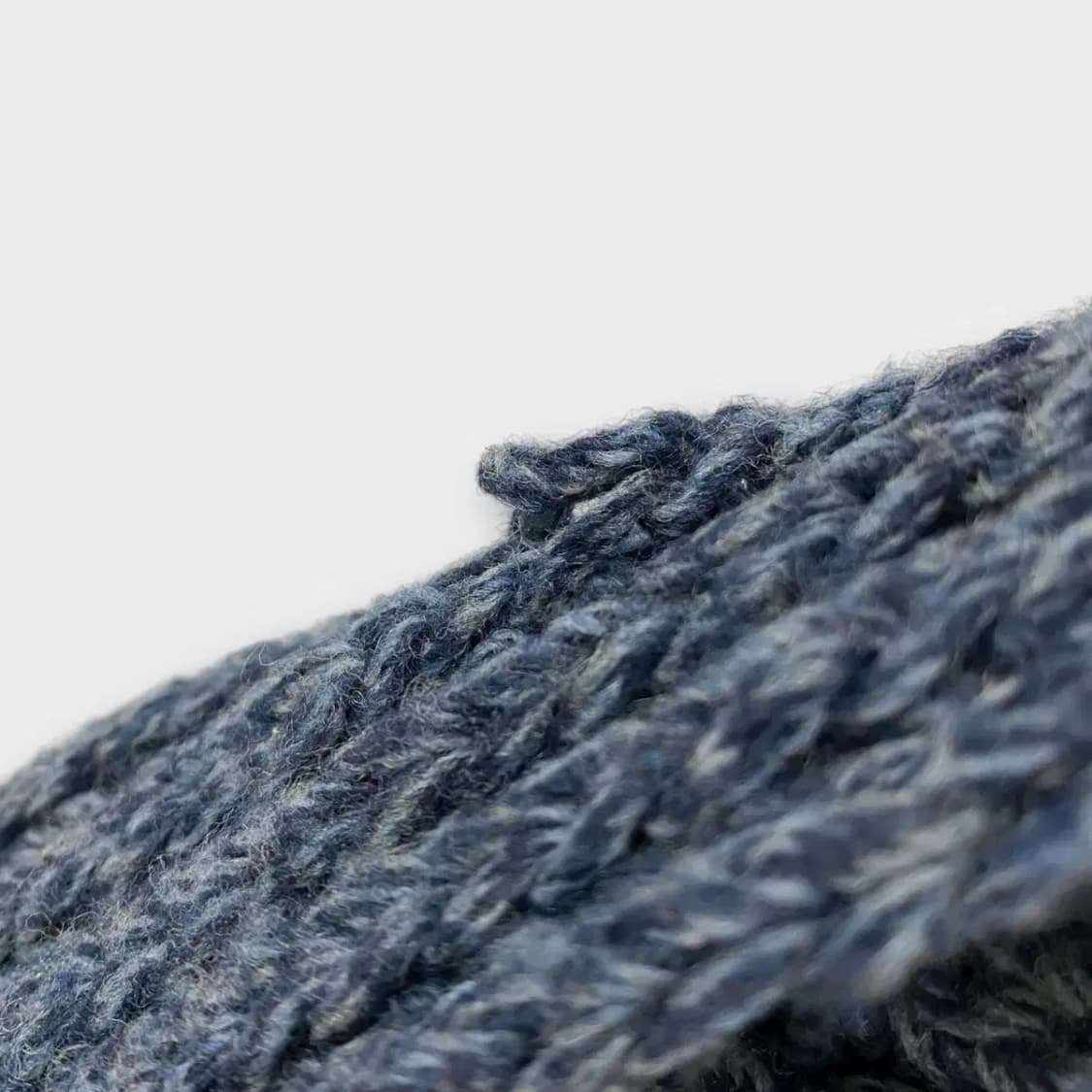 [M61] 니트 크로스 넥워머 블루 상품이미지5