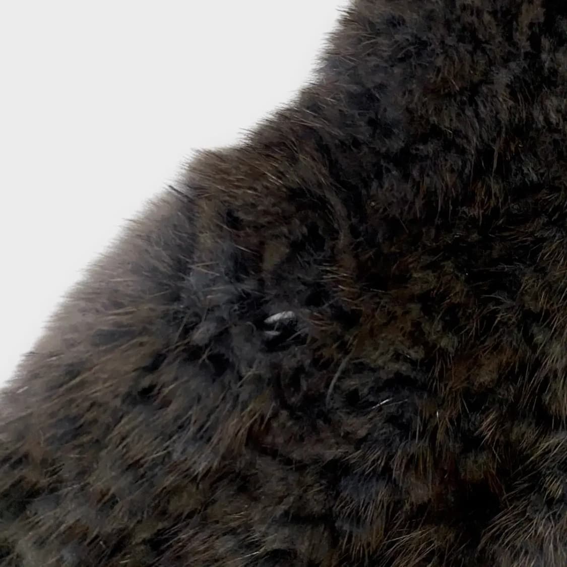 [M63] ungaro 웅가로 밍크 머플러 브라운 상품이미지5