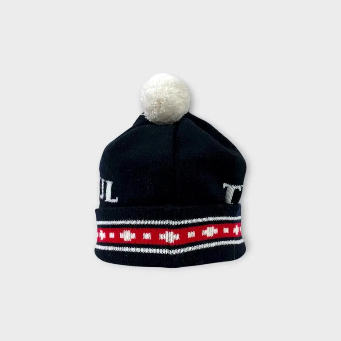 [1455] 크리틱 폼폼 비니 블랙 상품이미지3