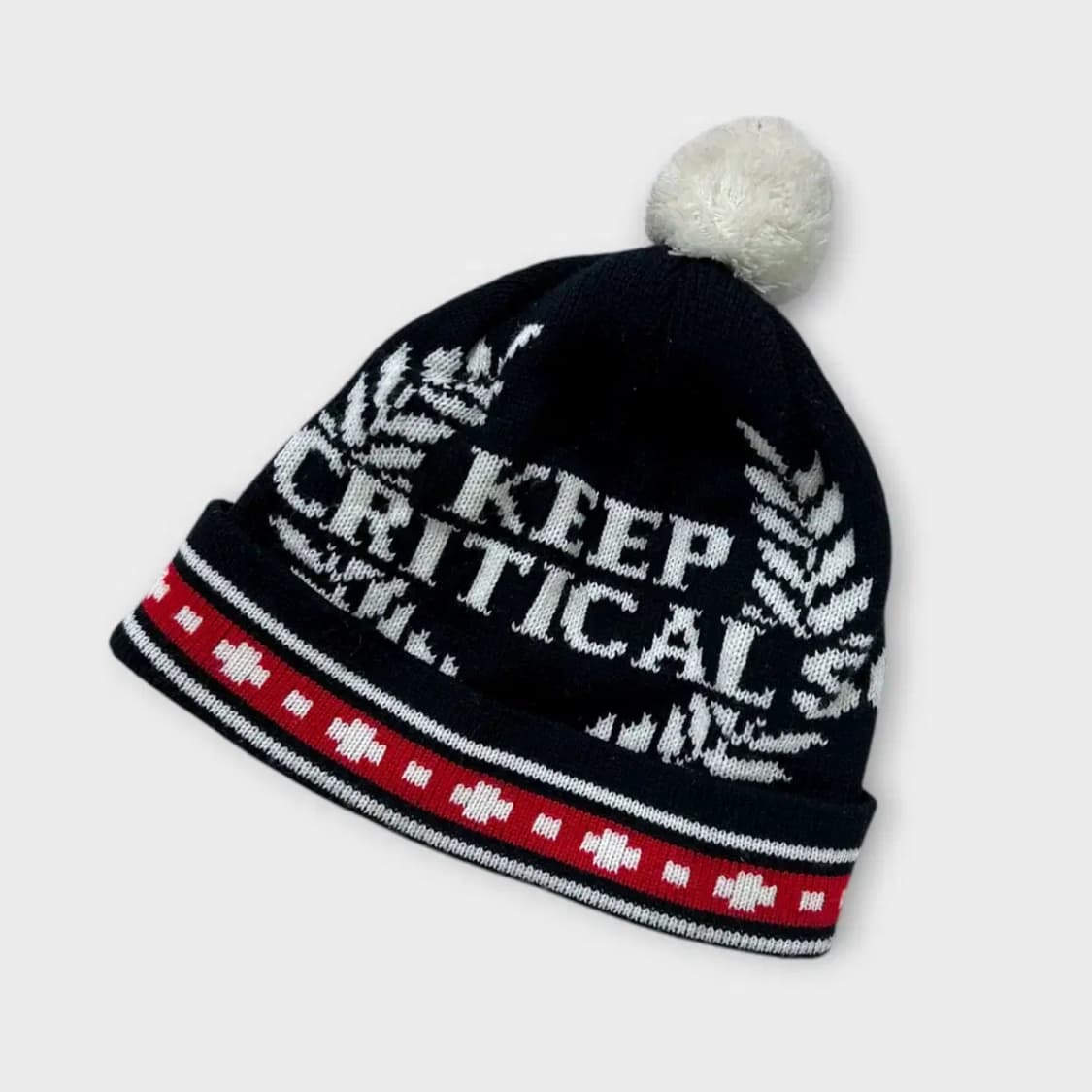 [1455] 크리틱 폼폼 비니 블랙 상품이미지5