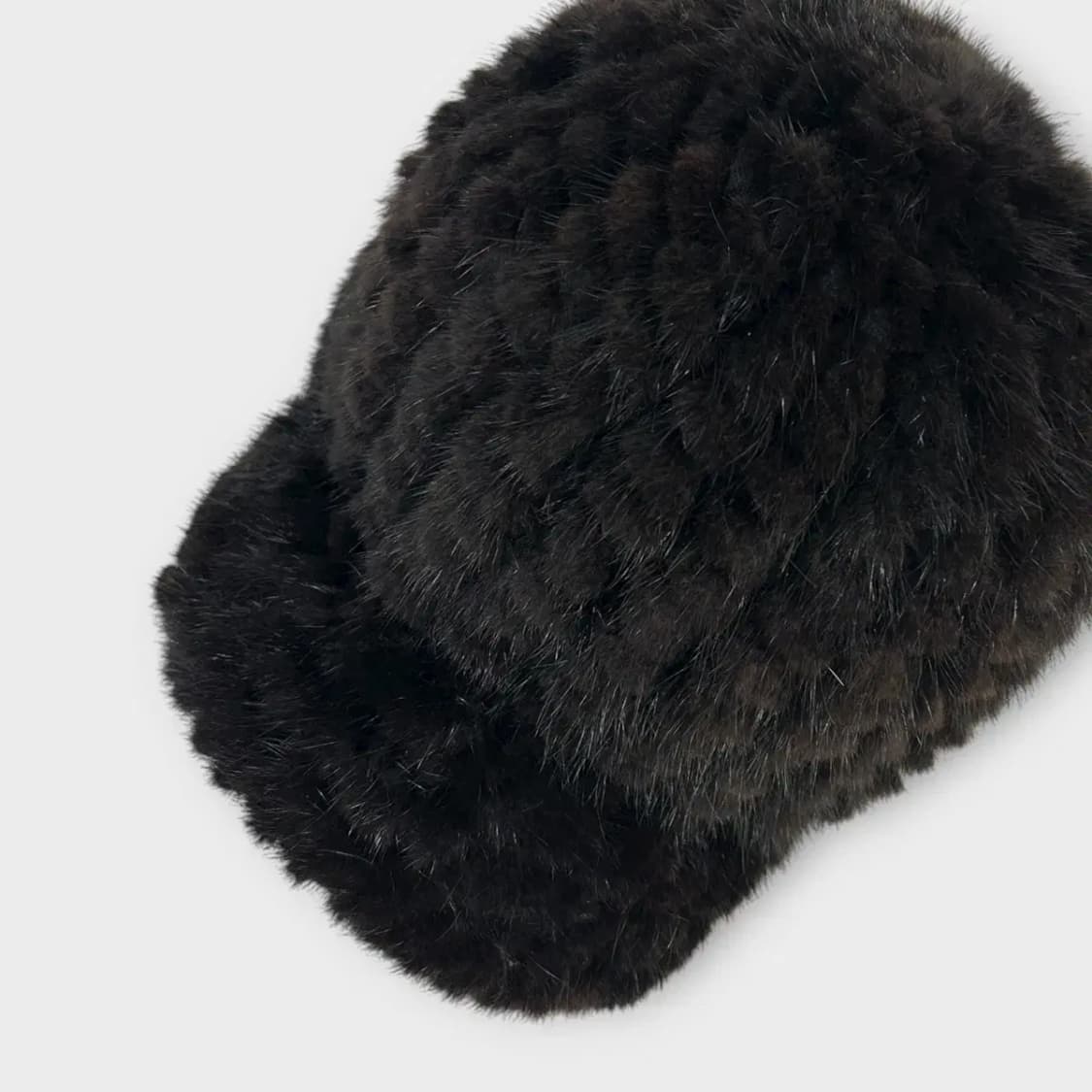 [1466] 밍크 캡 모자 브라운 상품이미지7