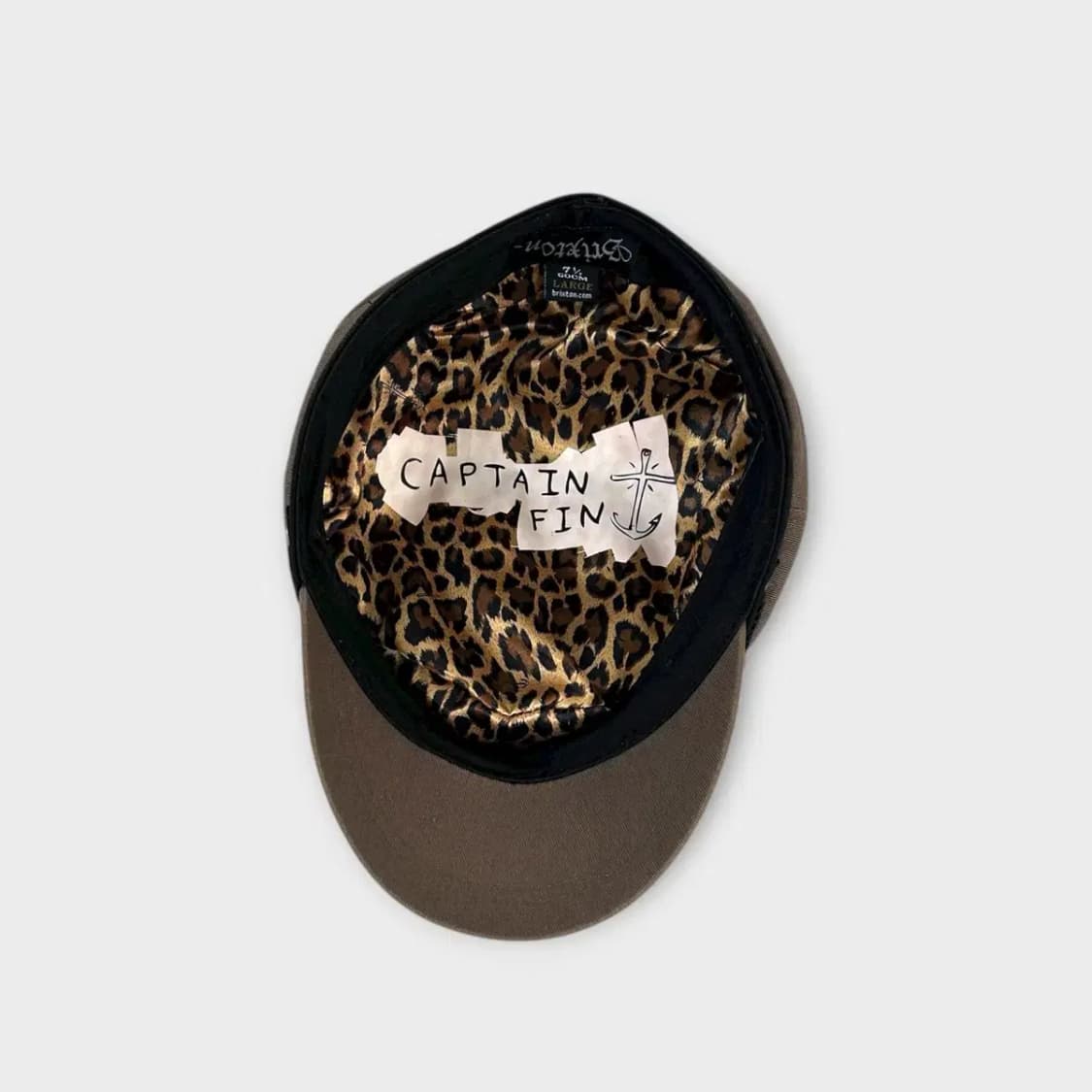 [1471] (새상품) 브릭스톤X캡틴핀 피들러 캡 베이지 상품이미지6