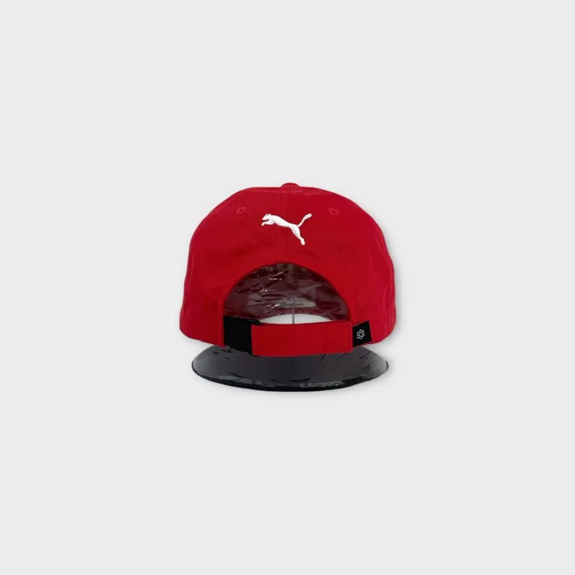 [1481] 푸마 빅자수 배색 라인 포인트 볼캡 레드 상품이미지4