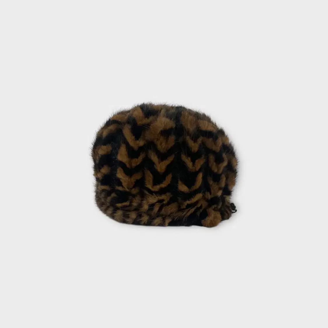 [1490] FORMIZ 천연밍크 니팅 모자 상품이미지3