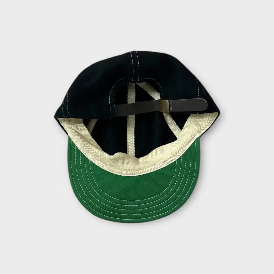 [1502] (새상품) 모카 소프트바이저 투톤 울 볼캡 상품이미지7