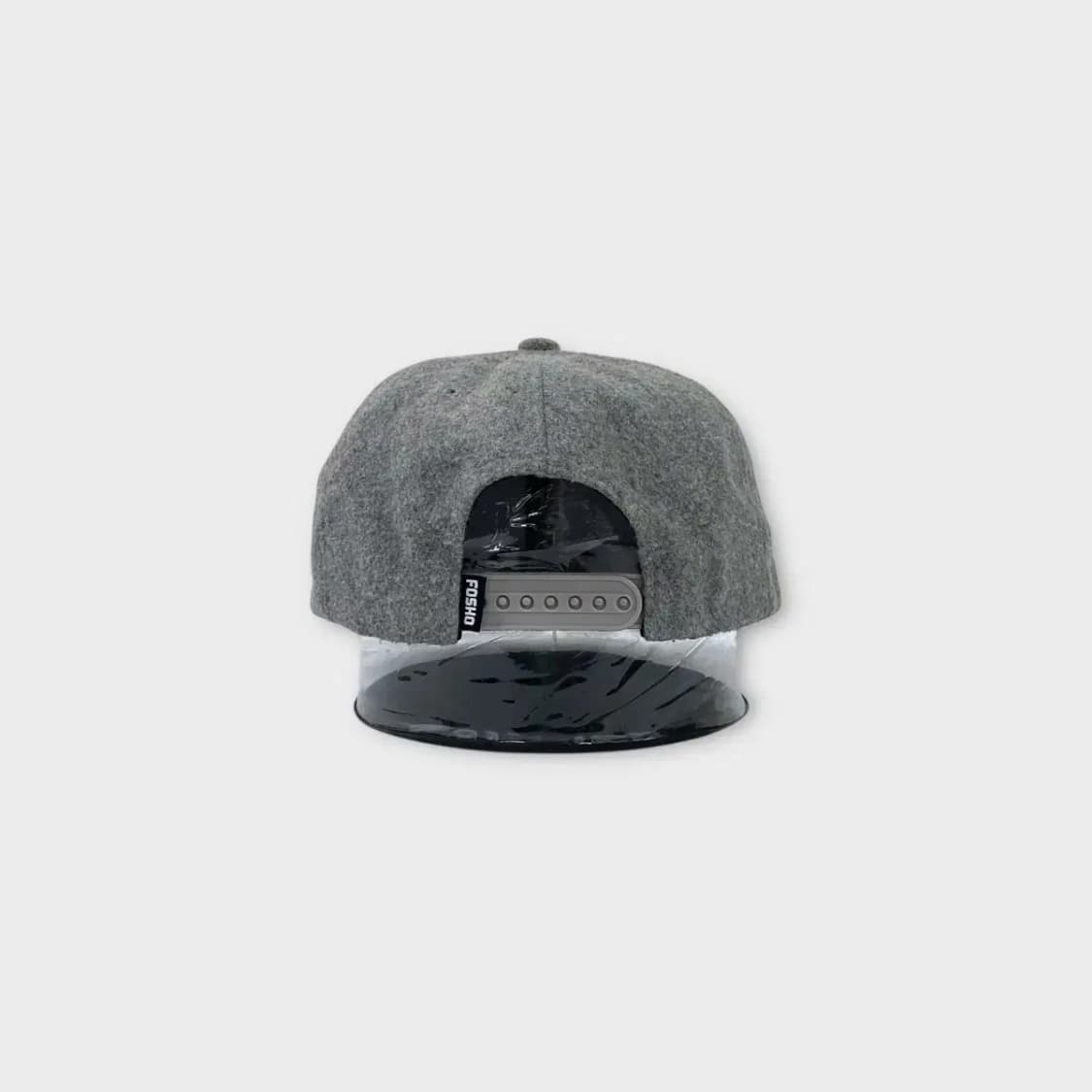 [1503] (새상품) FOSHO 무지 모직 스냅백 그레이 상품이미지4