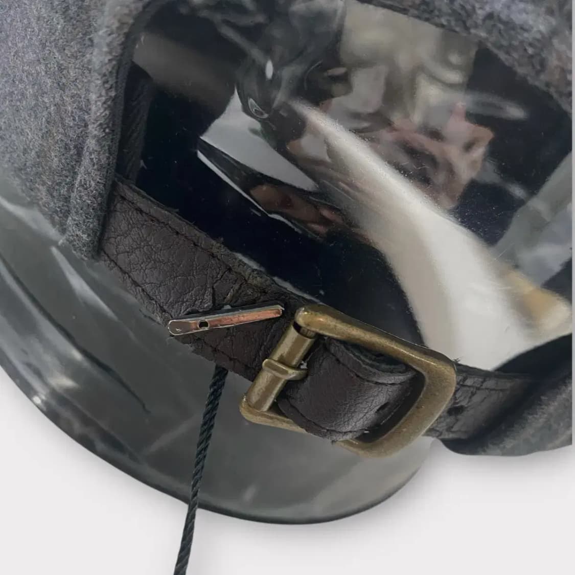 [1508] (새상품) 페이퍼코드 체크 모직 스냅백 상품이미지9