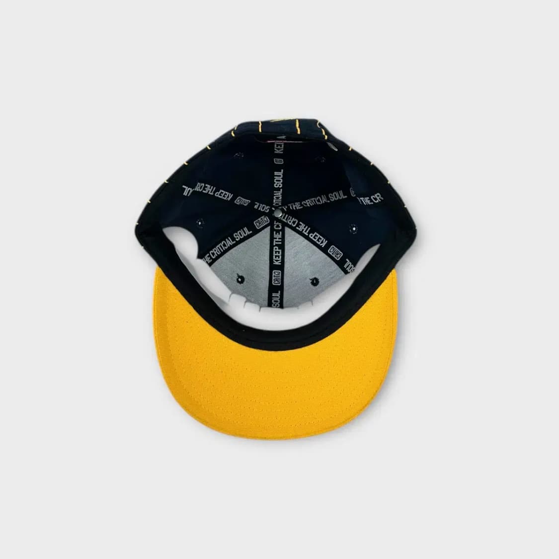 [1517] 크리틱 투톤 배색 스트라이프 7자수 스냅백 상품이미지7