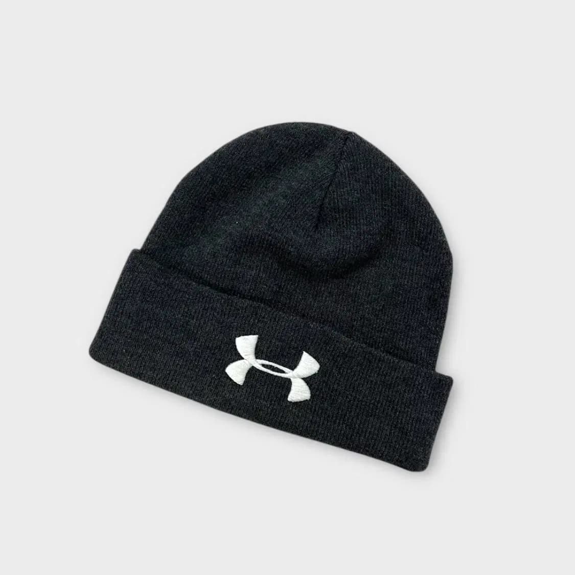 [1518] 언더아머 빅로고 자수 비니 차콜 상품이미지6