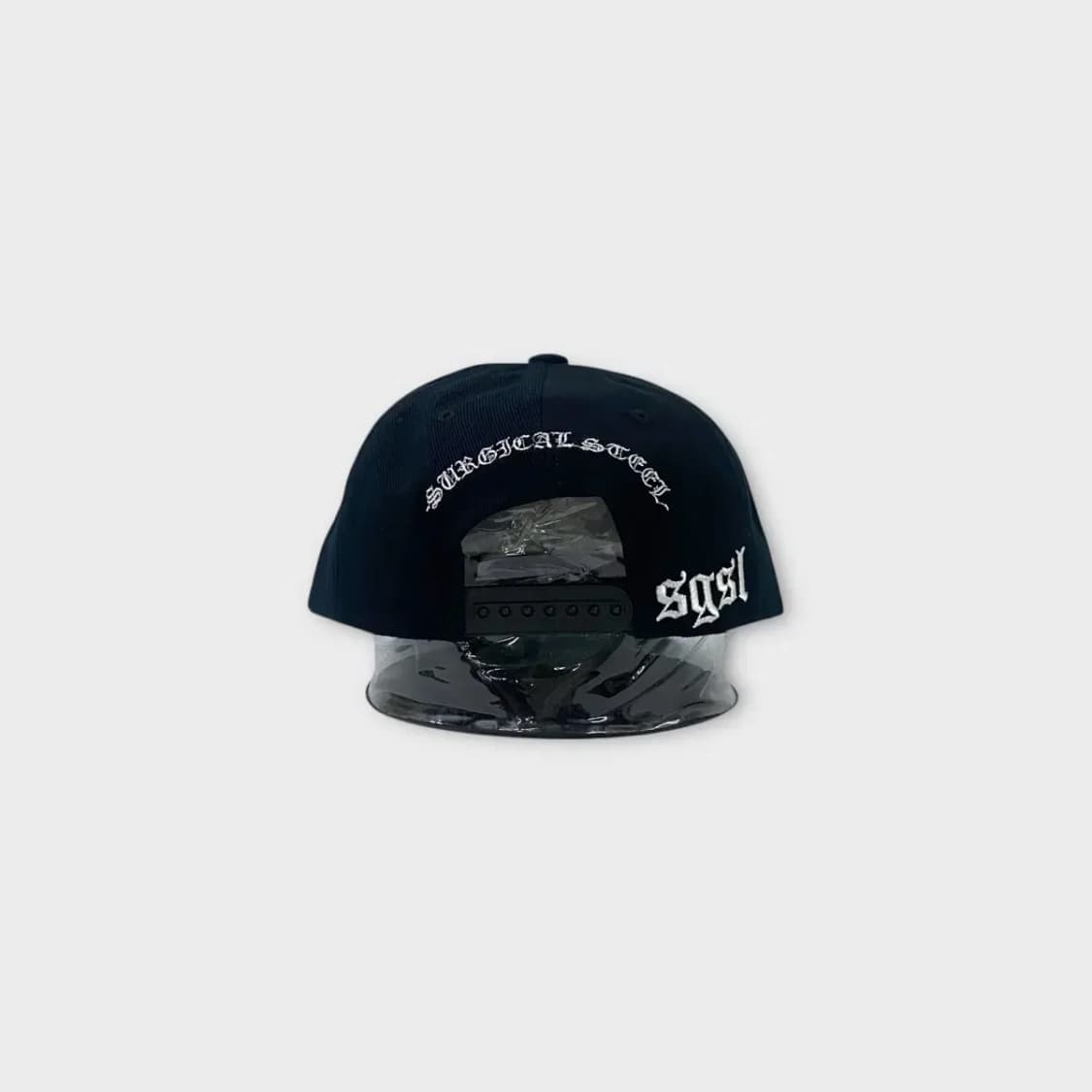 [1526] 써지컬 스틸 레터링 자수 스냅백 상품이미지4