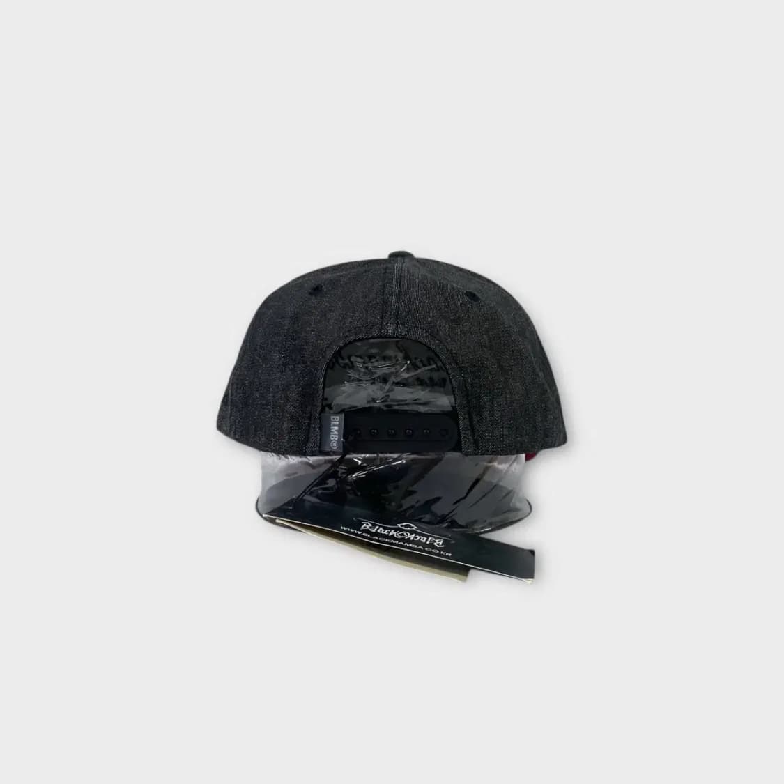 [1538] (새상품) 블랙맘마 데님 흑청 볼캡 상품이미지4