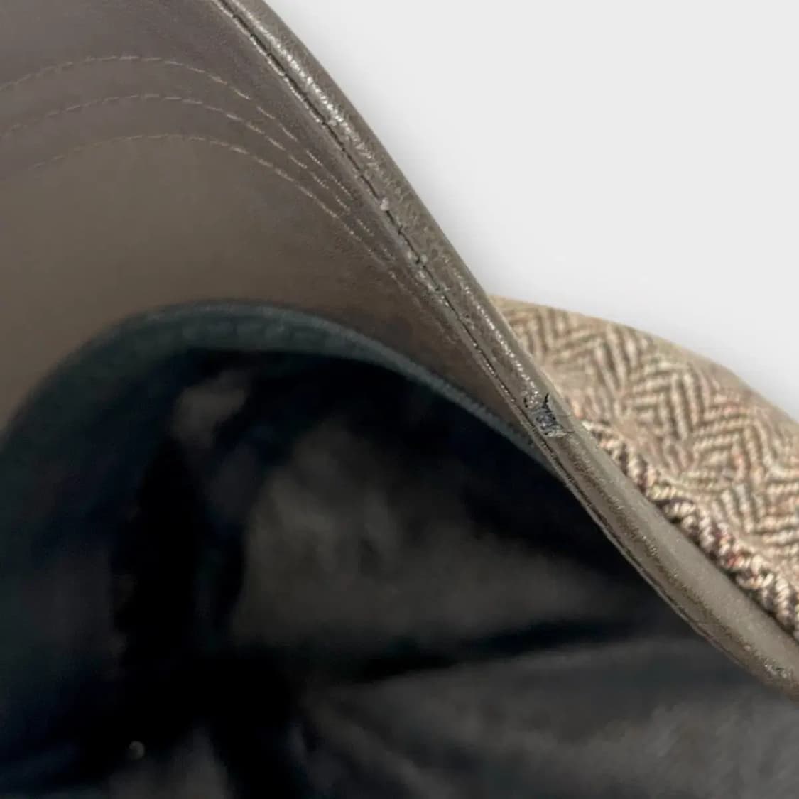 [1543] (새상품) 더파트먼트 헤링본 브라운 캡 상품이미지10