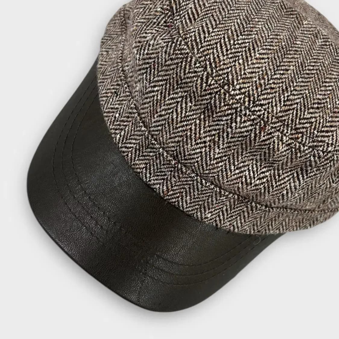 [1543] (새상품) 더파트먼트 헤링본 브라운 캡 상품이미지8