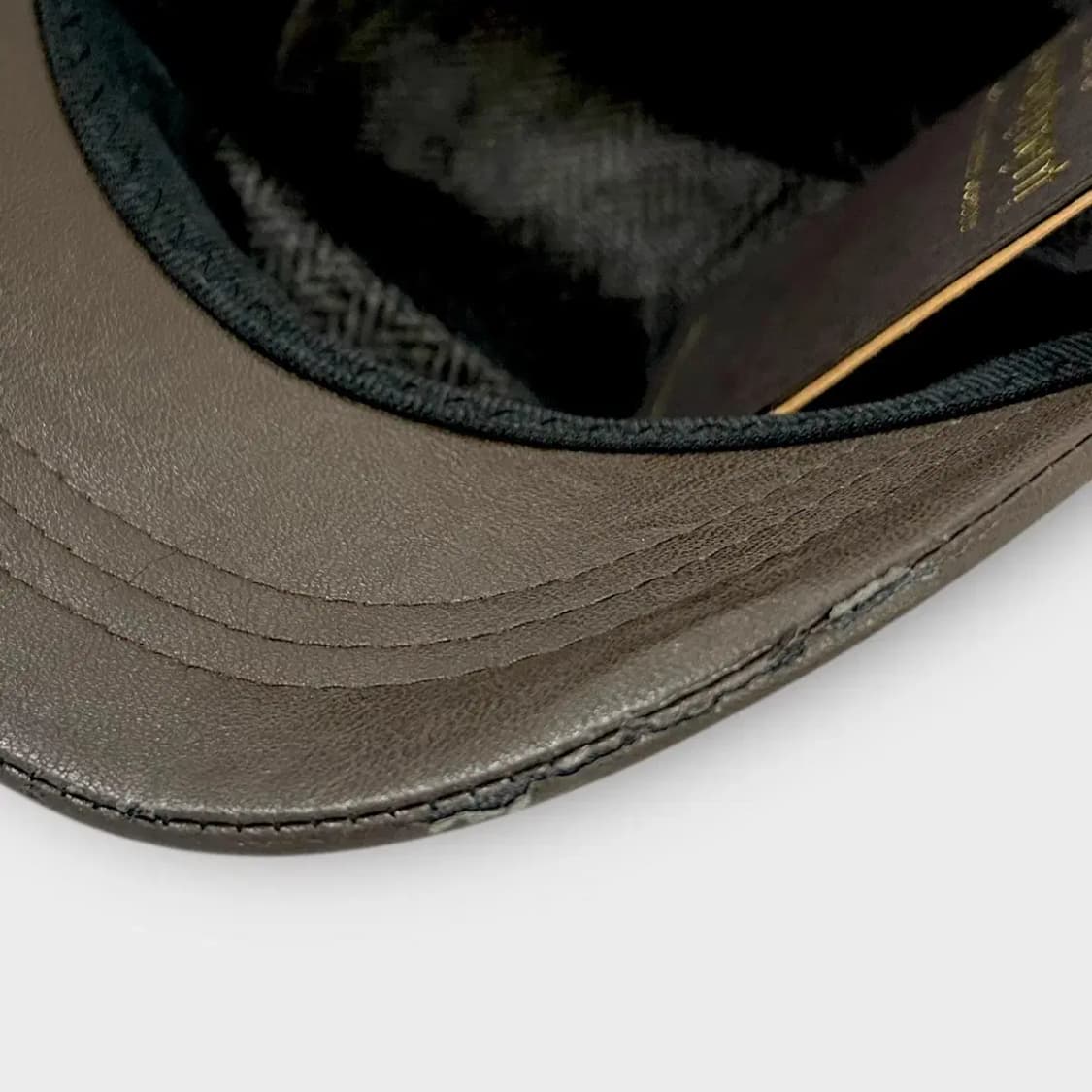 [1543] (새상품) 더파트먼트 헤링본 브라운 캡 상품이미지9