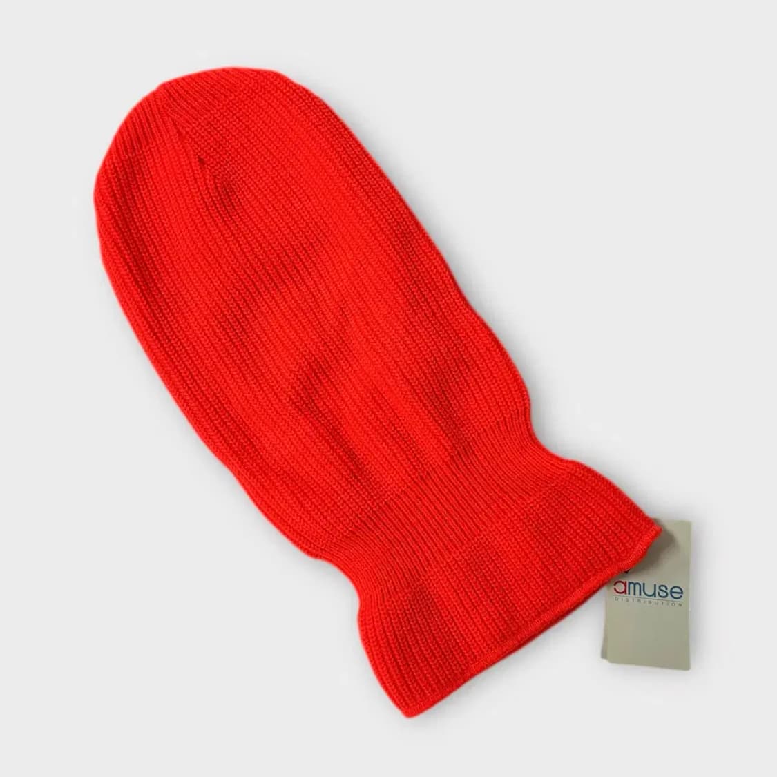 [1545] (새상품)AMUSE 네온 오렌지 바라클라바 상품이미지4