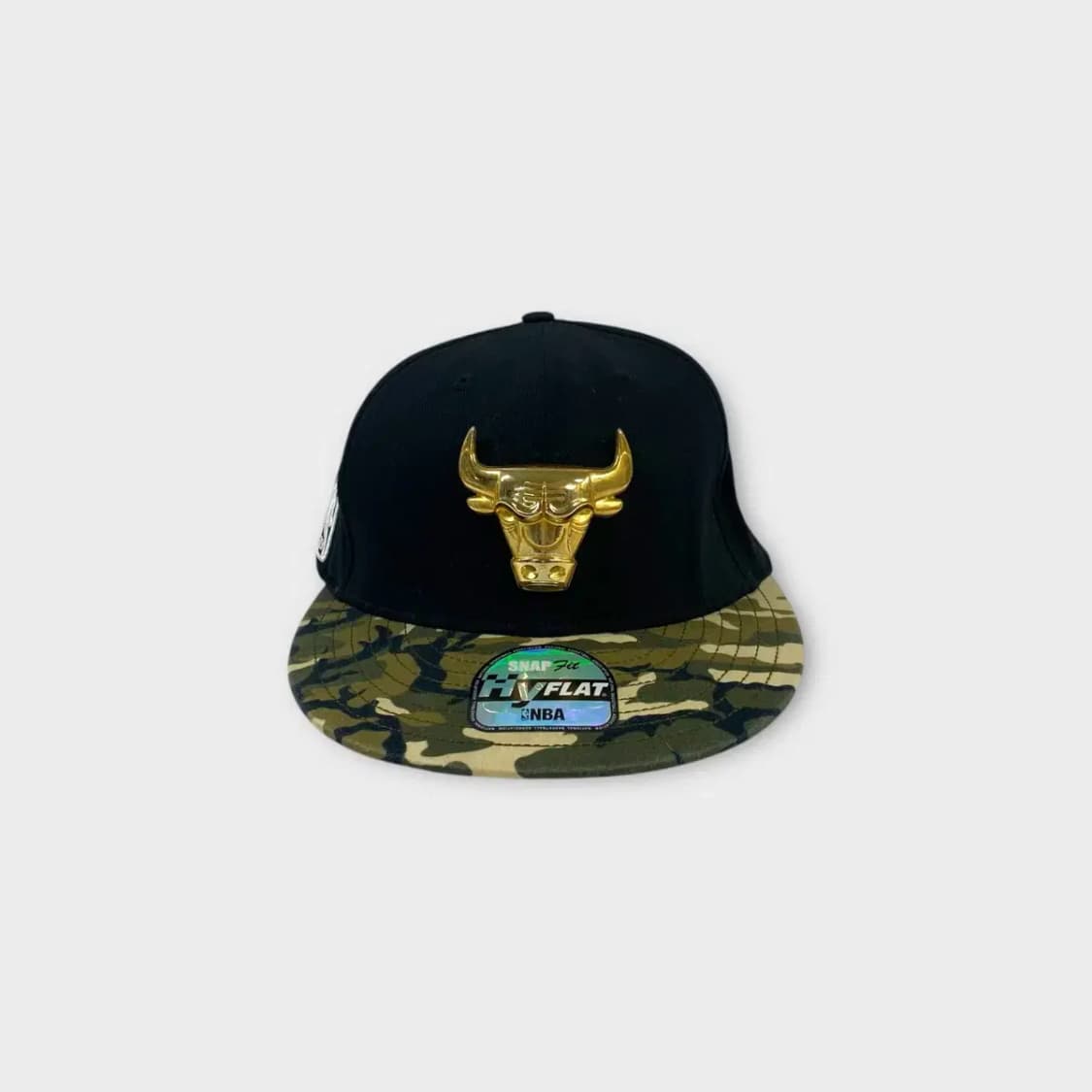 [1552] NBA 시카고 불스 금장 로고 밀리터리 스냅백 상품이미지1
