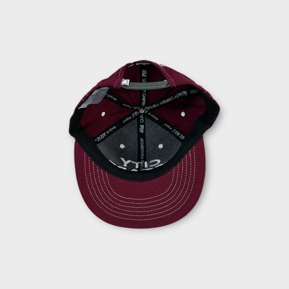 [1555] 드리프 CITY 6패널 캡 버건디 상품이미지7