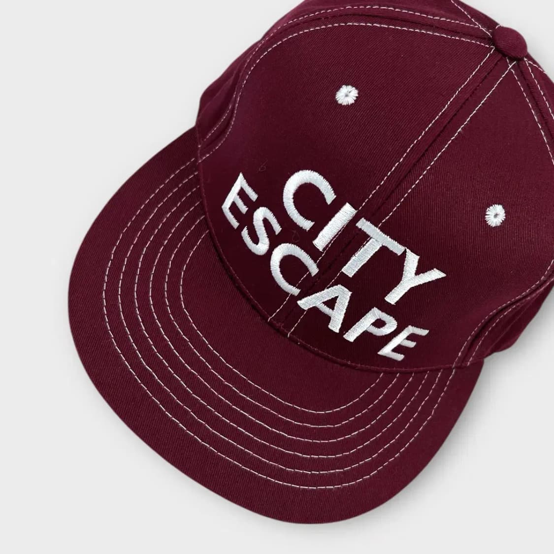 [1555] 드리프 CITY 6패널 캡 버건디 상품이미지8