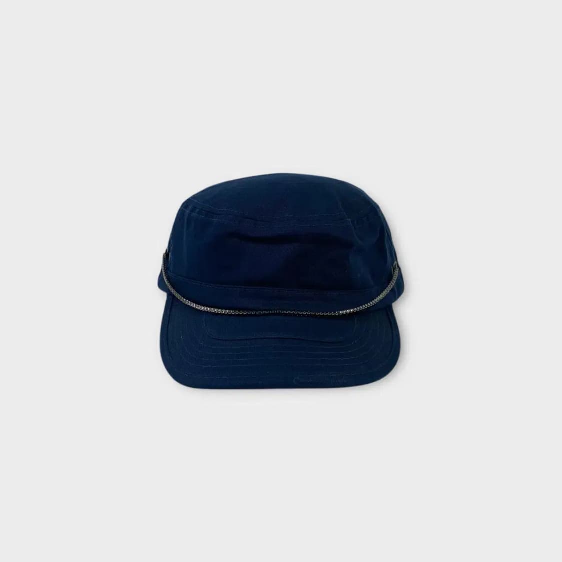 [1559] 에잇볼륨 체인 밀리터리 캡 네이비 상품이미지1