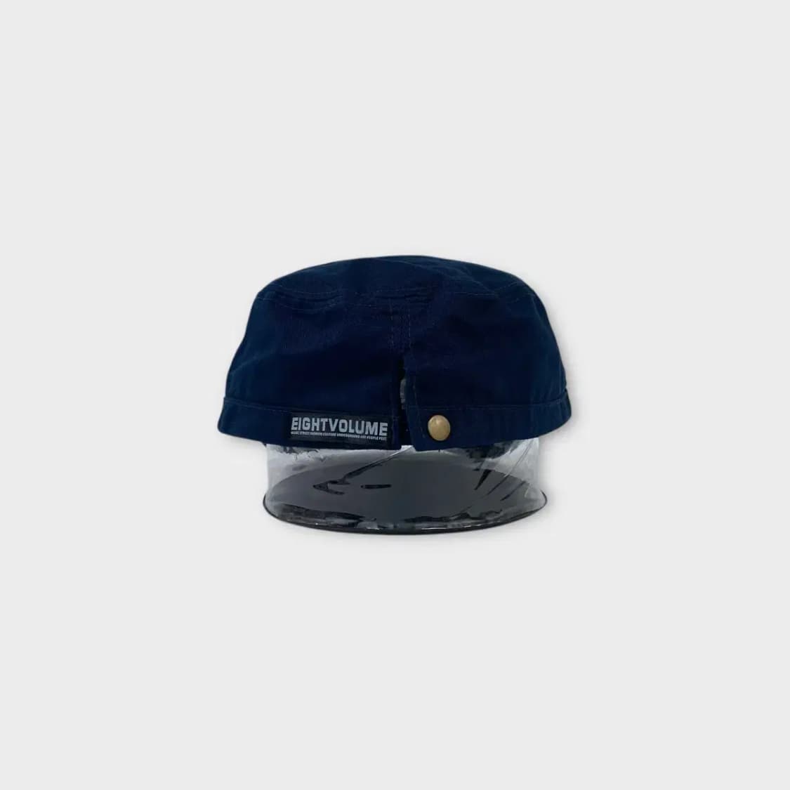 [1559] 에잇볼륨 체인 밀리터리 캡 네이비 상품이미지4