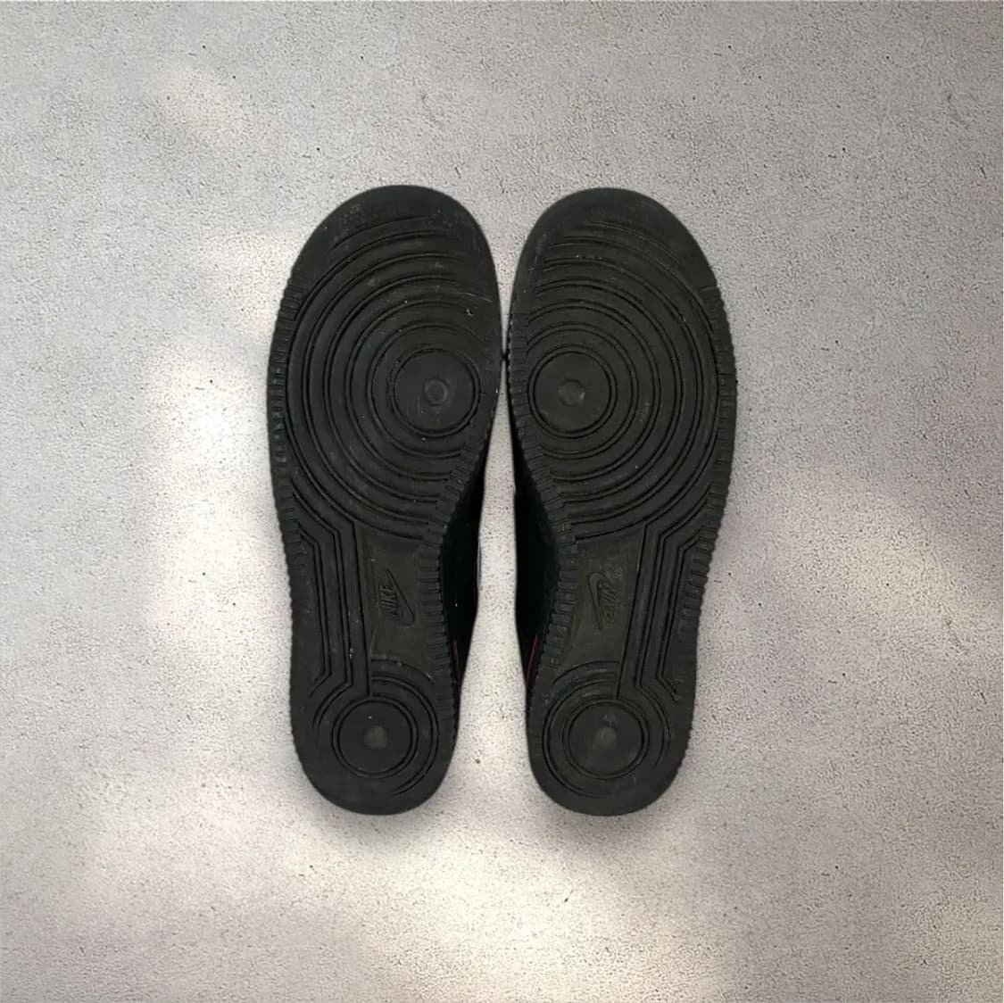 [280]나이키 에어포스1 블랙 글로시 페이턴트 레드 (No.447) 상품이미지6