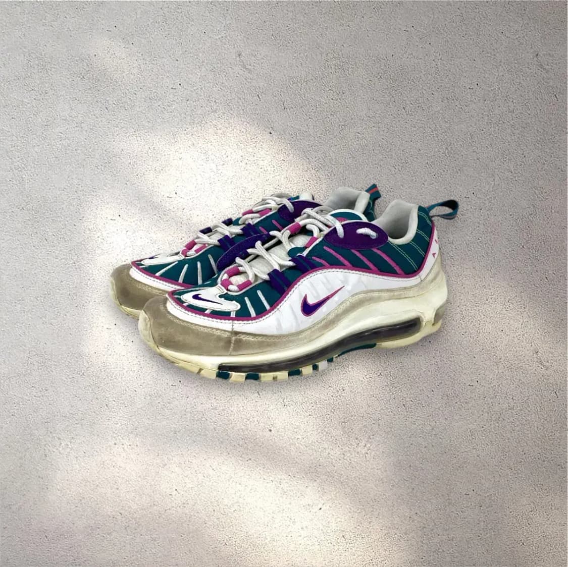 [240]나이키 에어맥스 98 브라이트 스프루스 볼티지 퍼플(No.448 상품이미지1