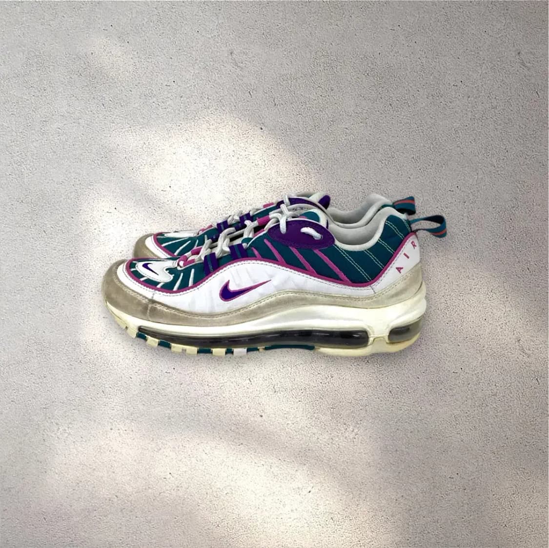 [240]나이키 에어맥스 98 브라이트 스프루스 볼티지 퍼플(No.448 상품이미지3