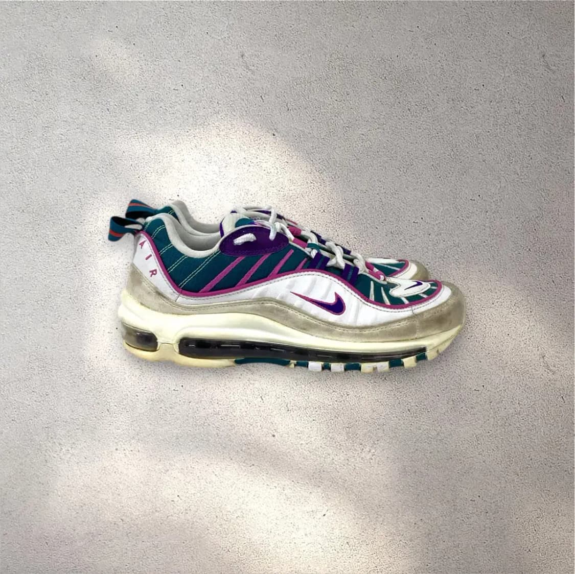 [240]나이키 에어맥스 98 브라이트 스프루스 볼티지 퍼플(No.448 상품이미지5
