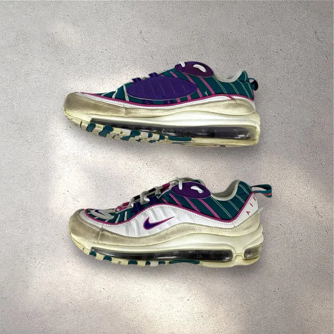 [240]나이키 에어맥스 98 브라이트 스프루스 볼티지 퍼플(No.448 상품이미지7