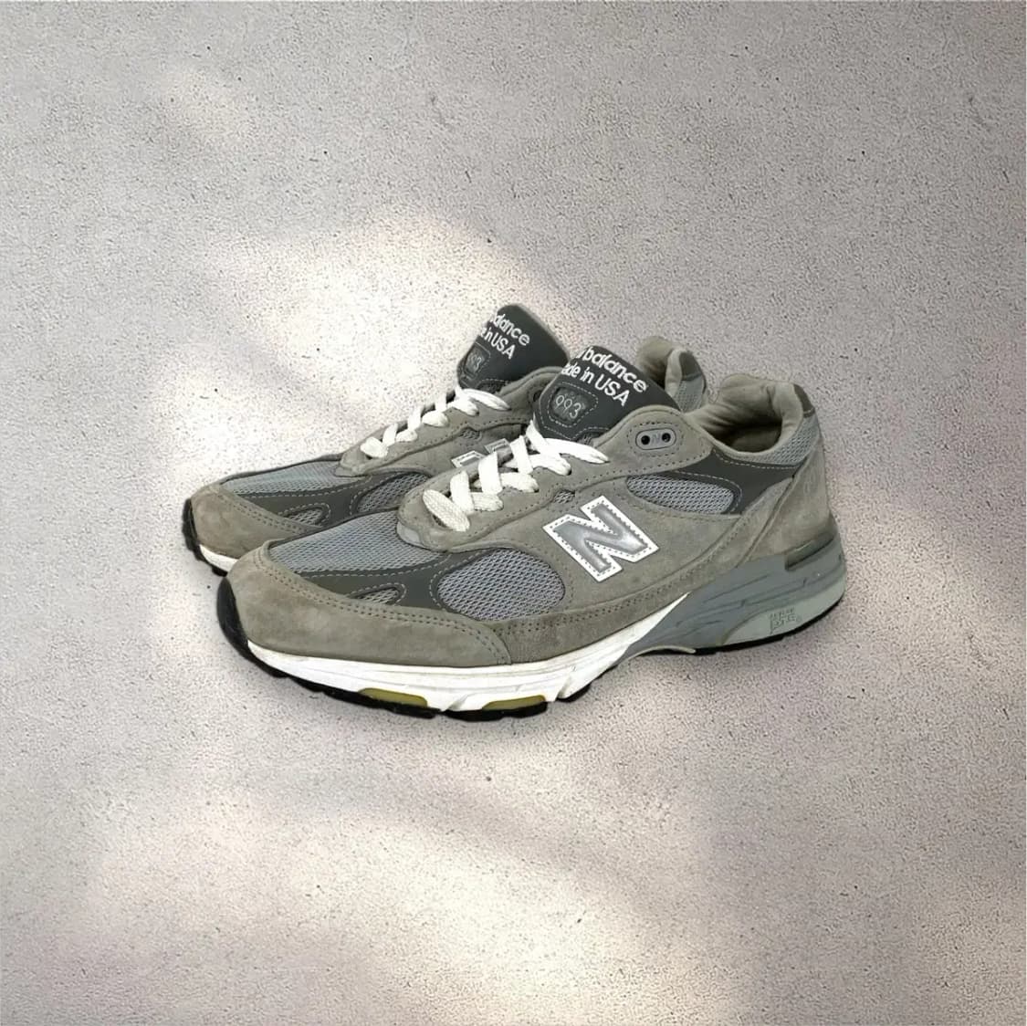 [275]뉴발란스 993 메이드 인 USA 그레이 스니커즈(No.450) 상품이미지1