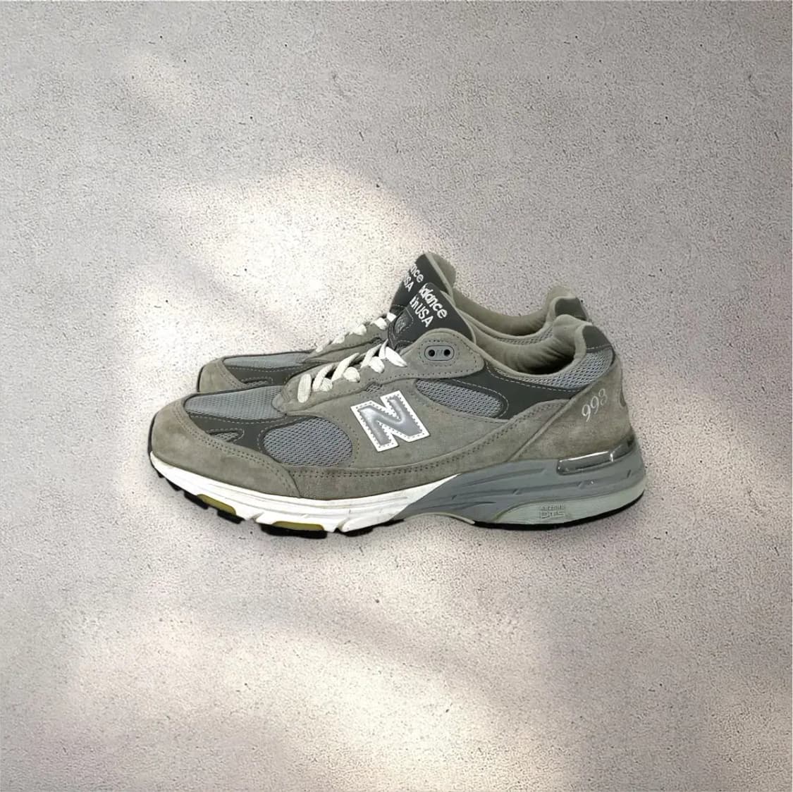 [275]뉴발란스 993 메이드 인 USA 그레이 스니커즈(No.450) 상품이미지3