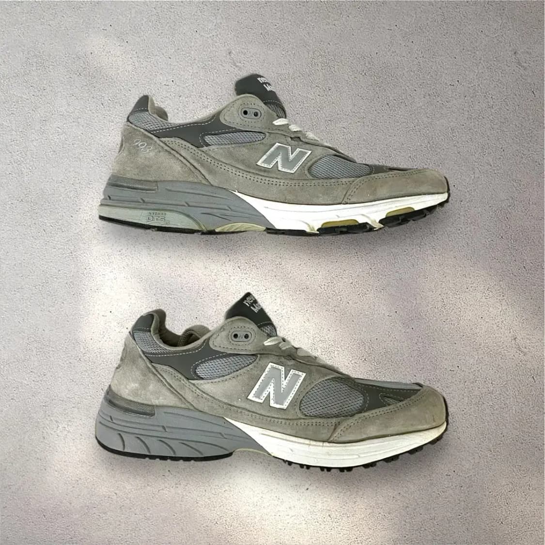 [275]뉴발란스 993 메이드 인 USA 그레이 스니커즈(No.450) 상품이미지8